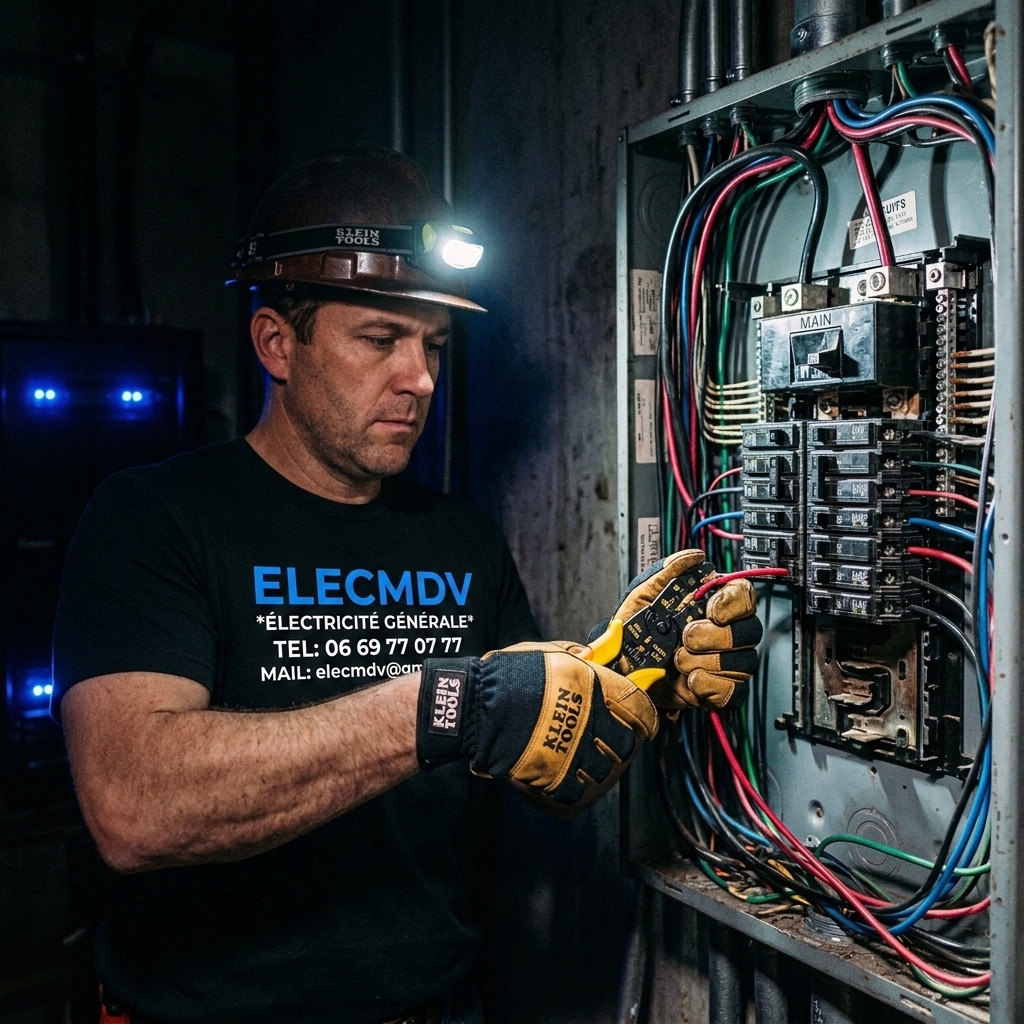 Dépannage électrique urgence 24/7 ELECMDV Reims